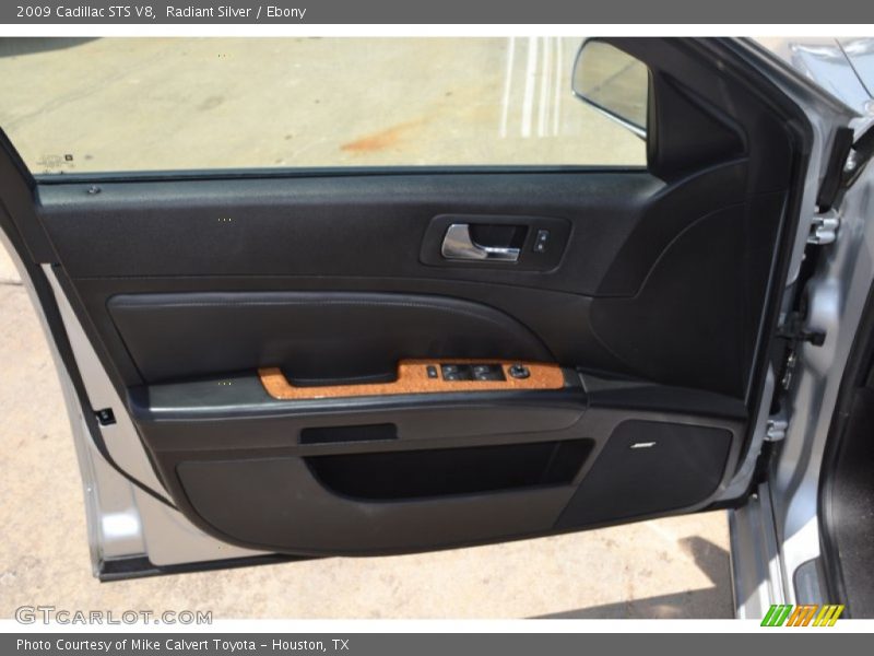Radiant Silver / Ebony 2009 Cadillac STS V8