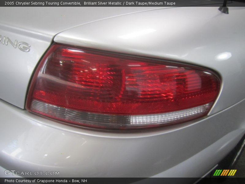 Brilliant Silver Metallic / Dark Taupe/Medium Taupe 2005 Chrysler Sebring Touring Convertible