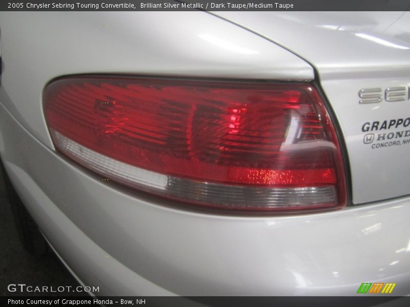 Brilliant Silver Metallic / Dark Taupe/Medium Taupe 2005 Chrysler Sebring Touring Convertible