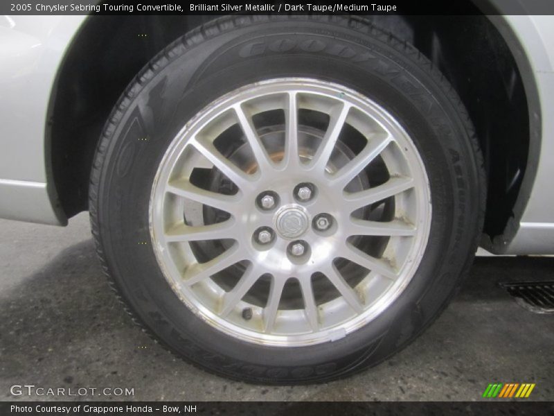Brilliant Silver Metallic / Dark Taupe/Medium Taupe 2005 Chrysler Sebring Touring Convertible