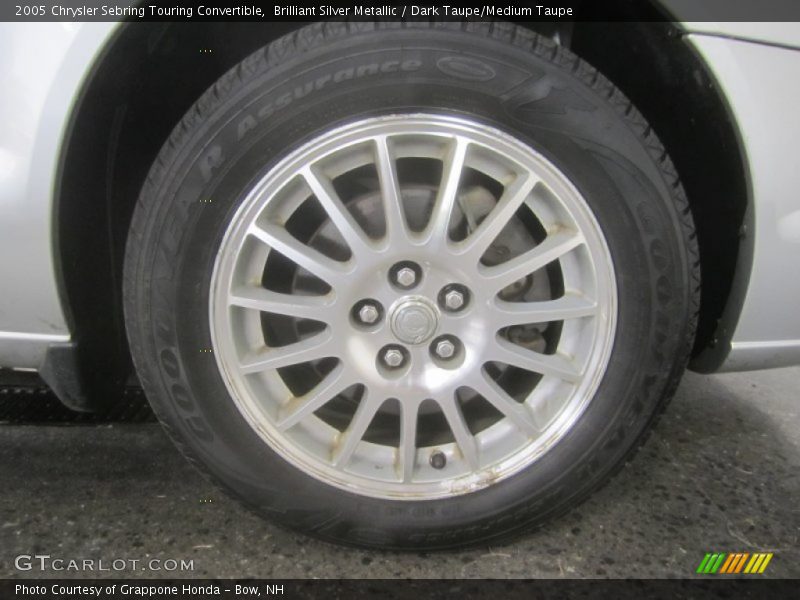 Brilliant Silver Metallic / Dark Taupe/Medium Taupe 2005 Chrysler Sebring Touring Convertible