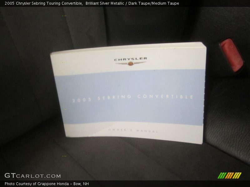 Brilliant Silver Metallic / Dark Taupe/Medium Taupe 2005 Chrysler Sebring Touring Convertible