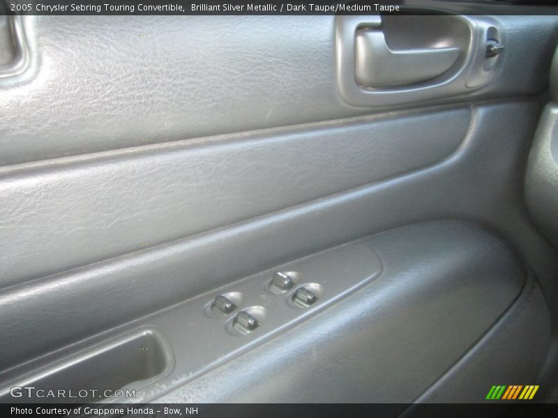 Brilliant Silver Metallic / Dark Taupe/Medium Taupe 2005 Chrysler Sebring Touring Convertible