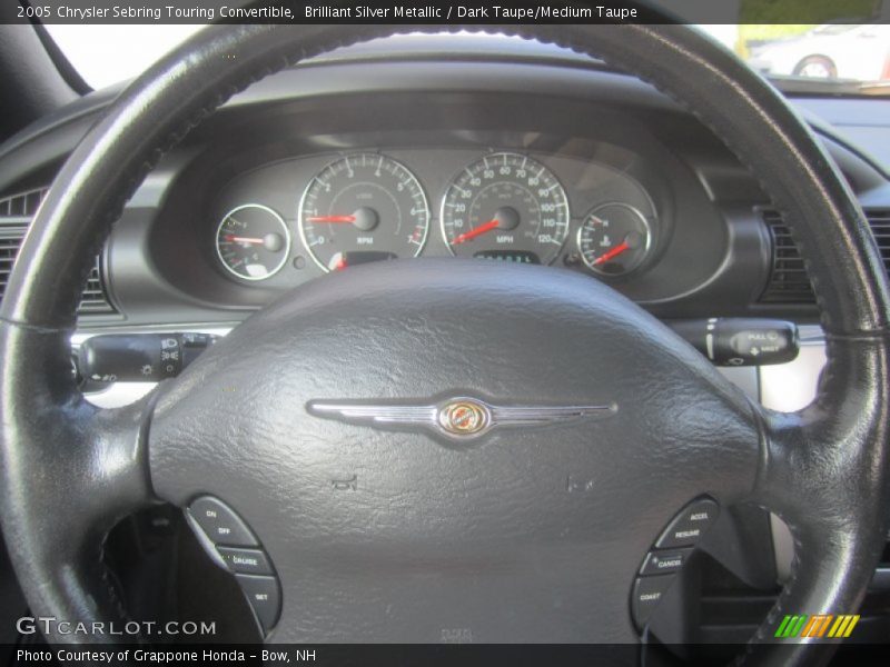 Brilliant Silver Metallic / Dark Taupe/Medium Taupe 2005 Chrysler Sebring Touring Convertible