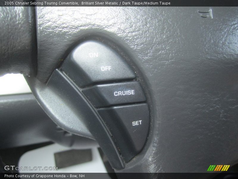 Brilliant Silver Metallic / Dark Taupe/Medium Taupe 2005 Chrysler Sebring Touring Convertible