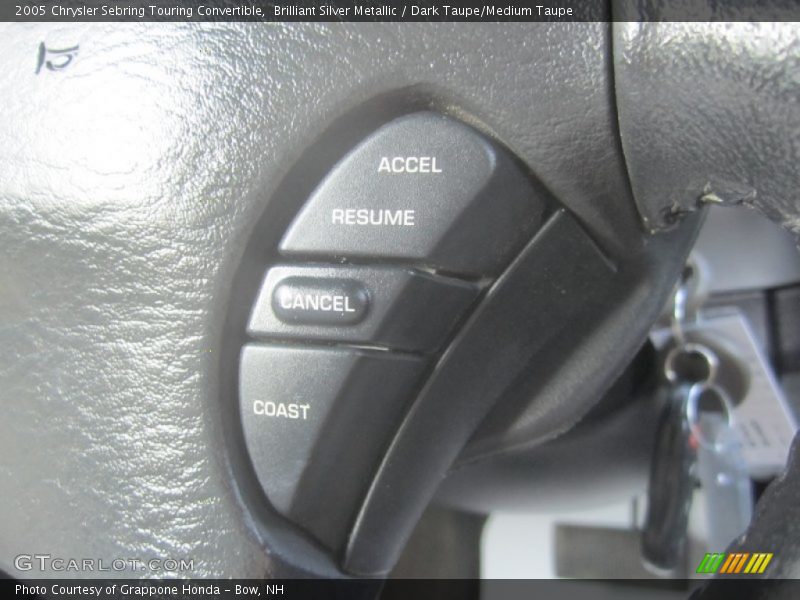Brilliant Silver Metallic / Dark Taupe/Medium Taupe 2005 Chrysler Sebring Touring Convertible