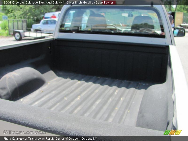Silver Birch Metallic / Sport Pewter 2004 Chevrolet Colorado Extended Cab 4x4