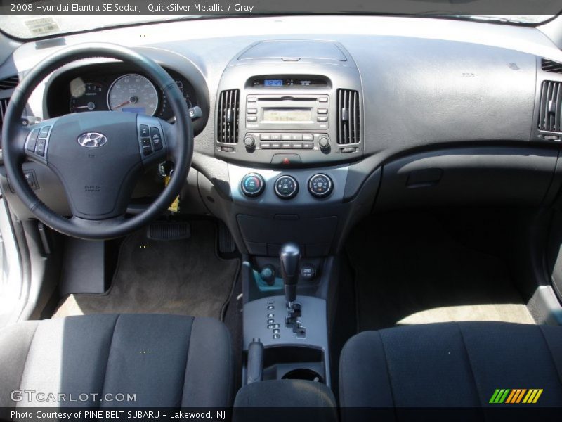 QuickSilver Metallic / Gray 2008 Hyundai Elantra SE Sedan