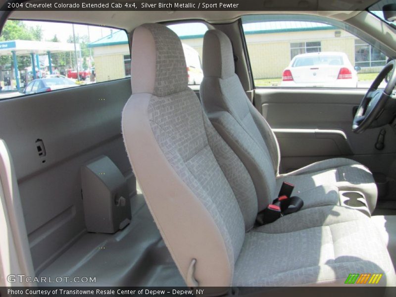 Silver Birch Metallic / Sport Pewter 2004 Chevrolet Colorado Extended Cab 4x4