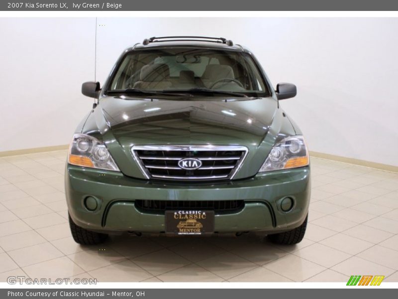 Ivy Green / Beige 2007 Kia Sorento LX