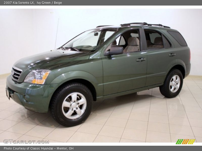 Ivy Green / Beige 2007 Kia Sorento LX