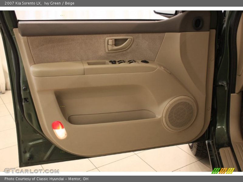 Ivy Green / Beige 2007 Kia Sorento LX