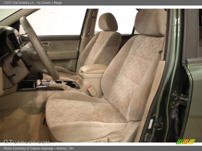 Ivy Green / Beige 2007 Kia Sorento LX