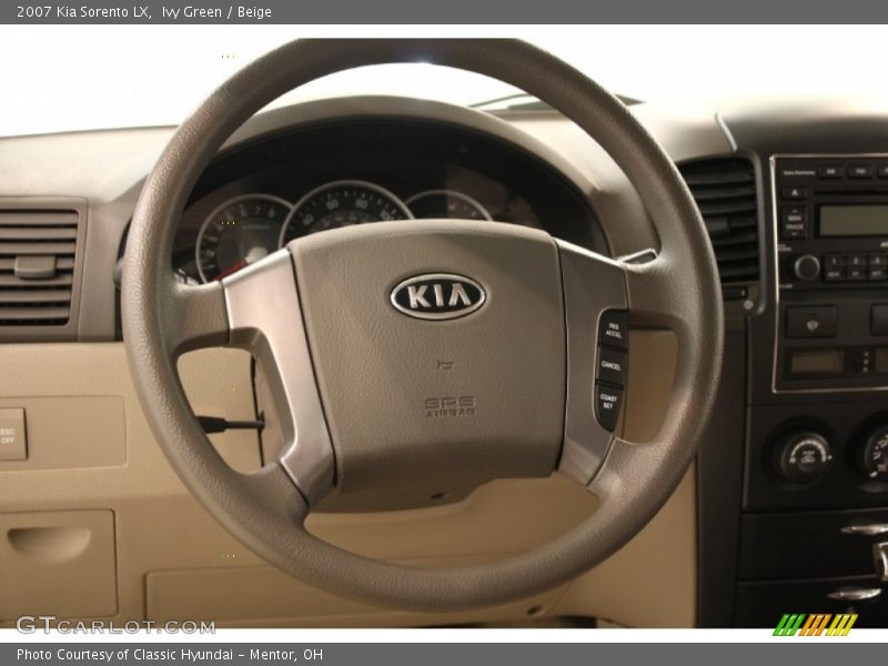 Ivy Green / Beige 2007 Kia Sorento LX