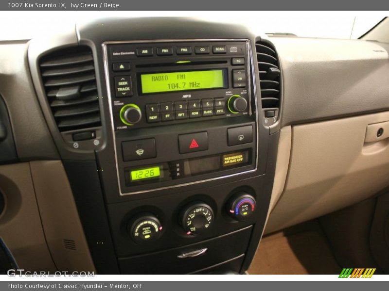 Ivy Green / Beige 2007 Kia Sorento LX