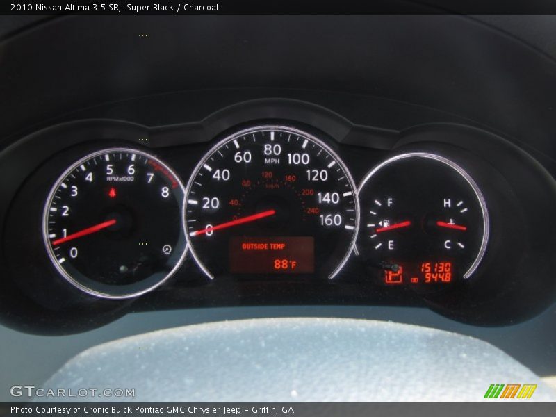 Super Black / Charcoal 2010 Nissan Altima 3.5 SR