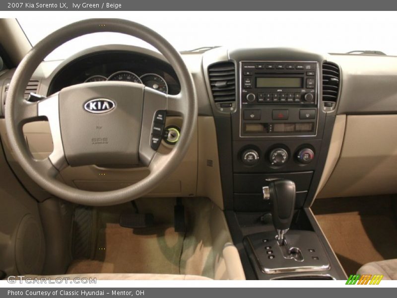 Ivy Green / Beige 2007 Kia Sorento LX