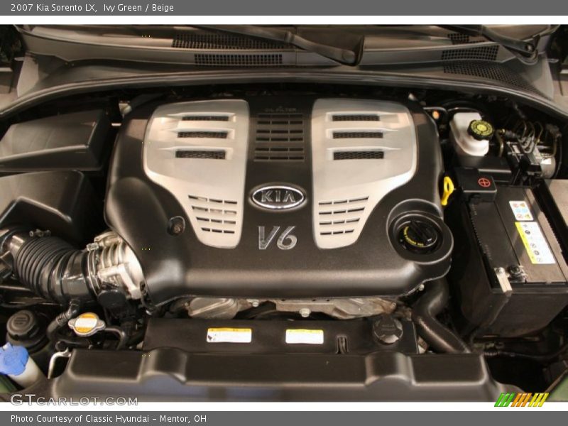 Ivy Green / Beige 2007 Kia Sorento LX