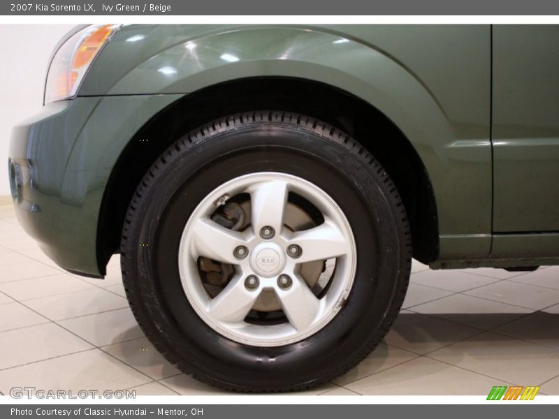 Ivy Green / Beige 2007 Kia Sorento LX