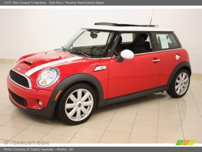 Chili Red / Rooster Red/Carbon Black 2007 Mini Cooper S Hardtop