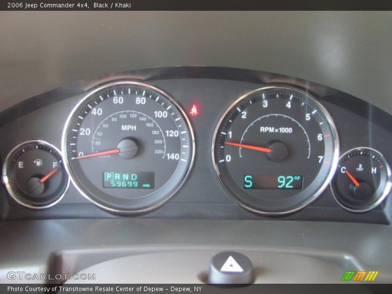 Black / Khaki 2006 Jeep Commander 4x4