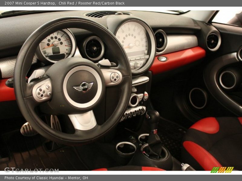 Chili Red / Rooster Red/Carbon Black 2007 Mini Cooper S Hardtop