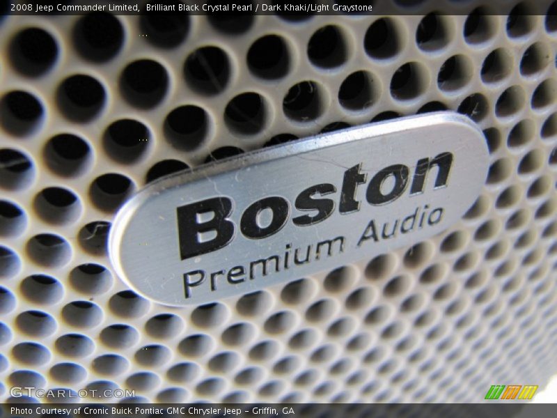 Brilliant Black Crystal Pearl / Dark Khaki/Light Graystone 2008 Jeep Commander Limited