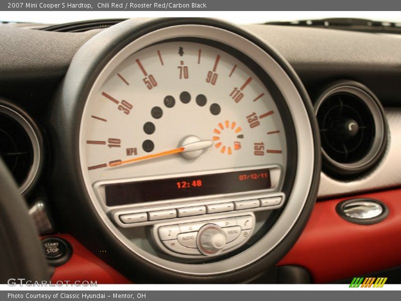 Chili Red / Rooster Red/Carbon Black 2007 Mini Cooper S Hardtop