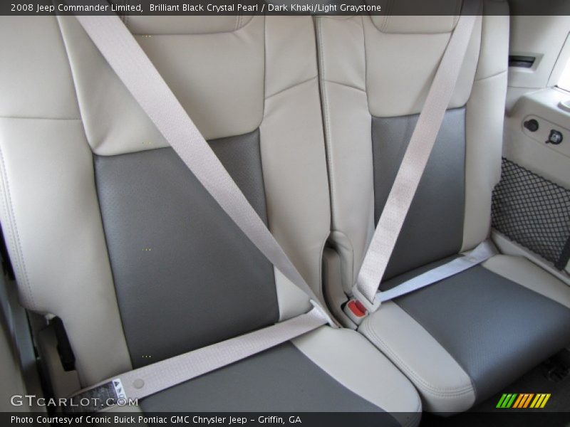 Brilliant Black Crystal Pearl / Dark Khaki/Light Graystone 2008 Jeep Commander Limited