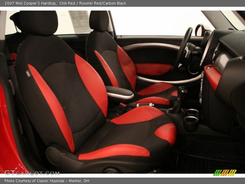 Chili Red / Rooster Red/Carbon Black 2007 Mini Cooper S Hardtop