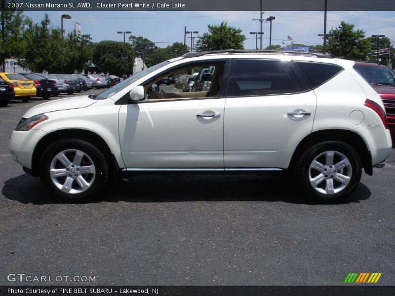 Glacier Pearl White / Cafe Latte 2007 Nissan Murano SL AWD