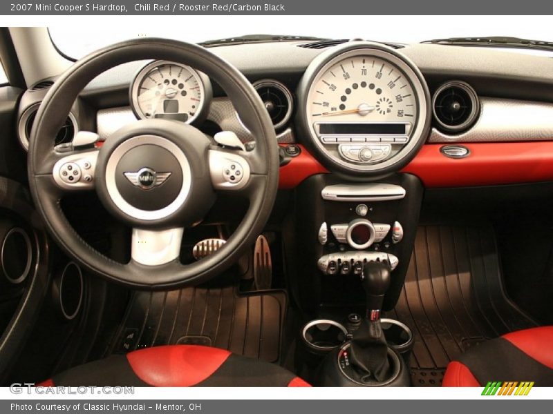 Chili Red / Rooster Red/Carbon Black 2007 Mini Cooper S Hardtop