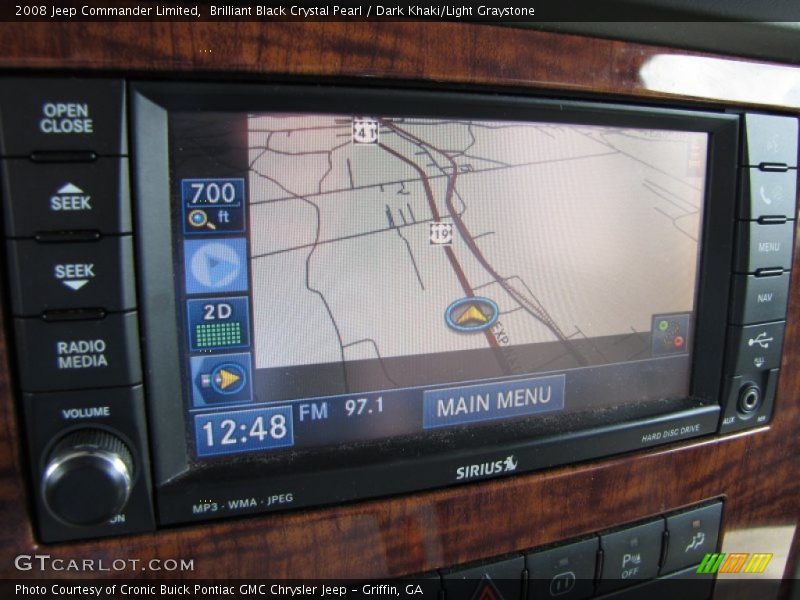 Navigation of 2008 Commander Limited