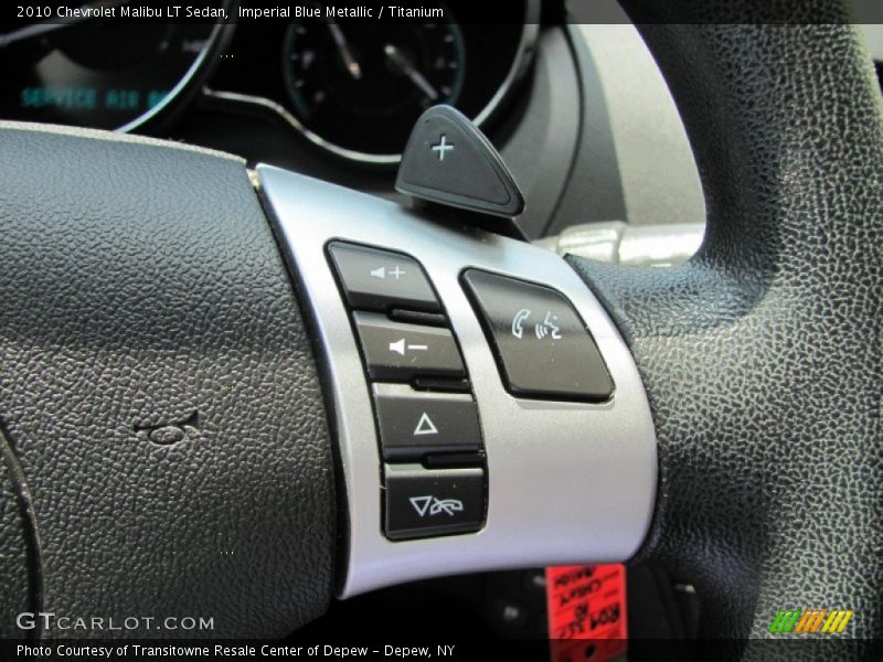 Imperial Blue Metallic / Titanium 2010 Chevrolet Malibu LT Sedan