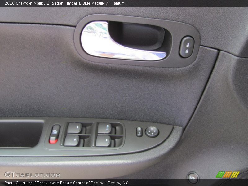 Imperial Blue Metallic / Titanium 2010 Chevrolet Malibu LT Sedan