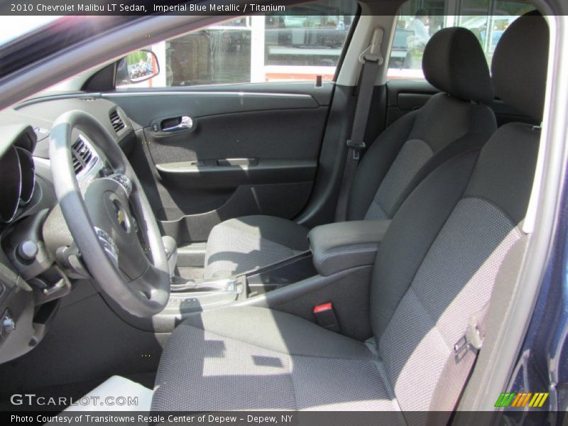 Imperial Blue Metallic / Titanium 2010 Chevrolet Malibu LT Sedan