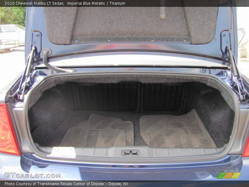 Imperial Blue Metallic / Titanium 2010 Chevrolet Malibu LT Sedan