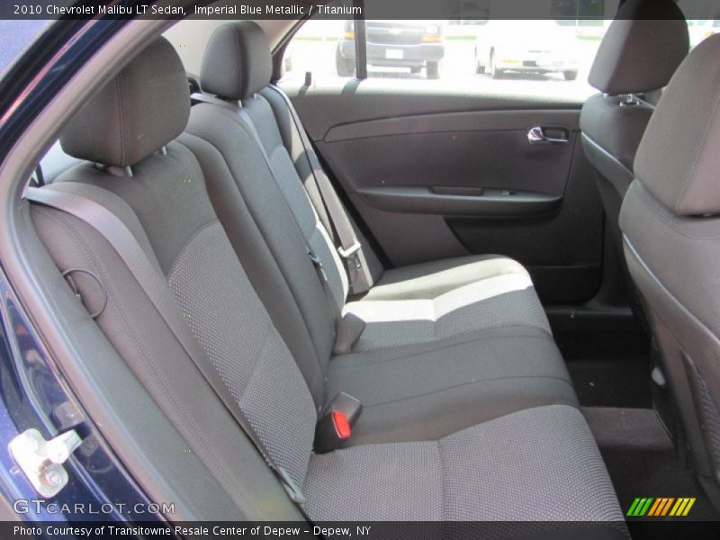 Imperial Blue Metallic / Titanium 2010 Chevrolet Malibu LT Sedan