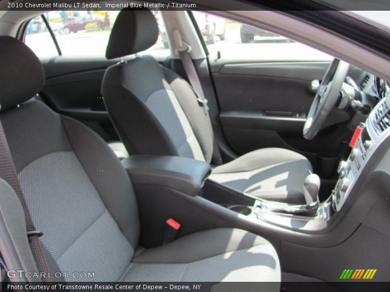 Imperial Blue Metallic / Titanium 2010 Chevrolet Malibu LT Sedan