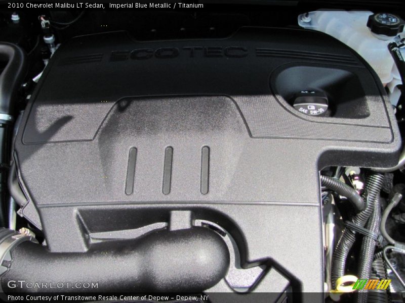 Imperial Blue Metallic / Titanium 2010 Chevrolet Malibu LT Sedan