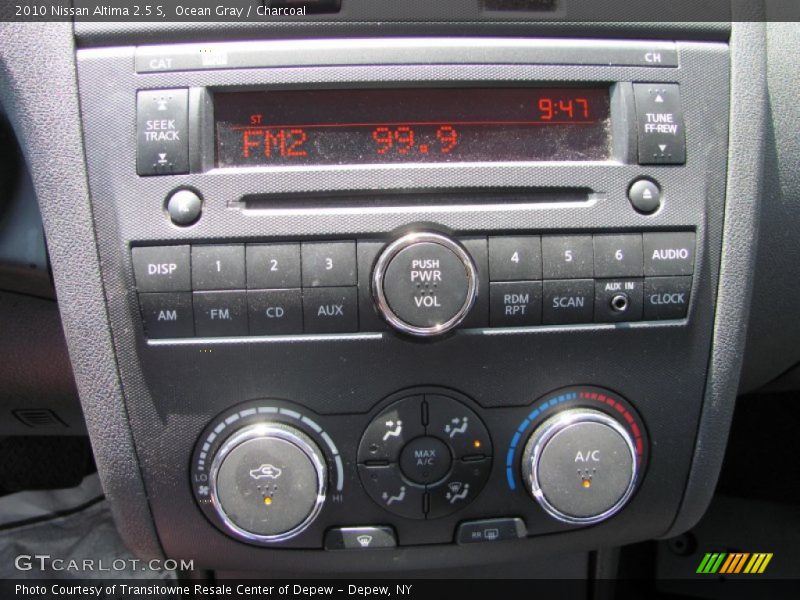 Ocean Gray / Charcoal 2010 Nissan Altima 2.5 S