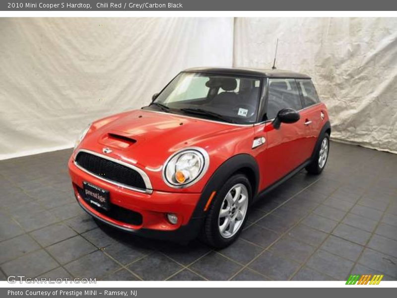 Chili Red / Grey/Carbon Black 2010 Mini Cooper S Hardtop