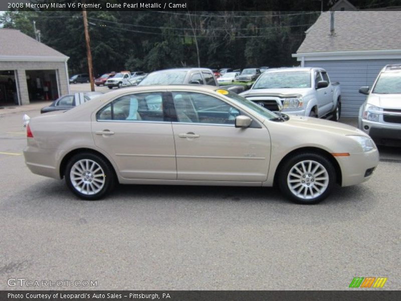 Dune Pearl Metallic / Camel 2008 Mercury Milan V6 Premier