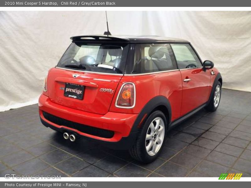 Chili Red / Grey/Carbon Black 2010 Mini Cooper S Hardtop