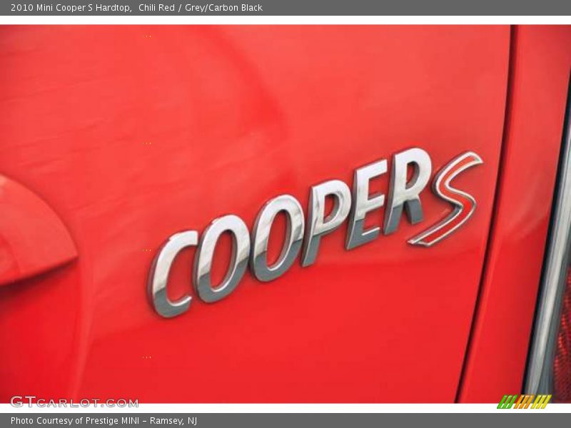 Chili Red / Grey/Carbon Black 2010 Mini Cooper S Hardtop