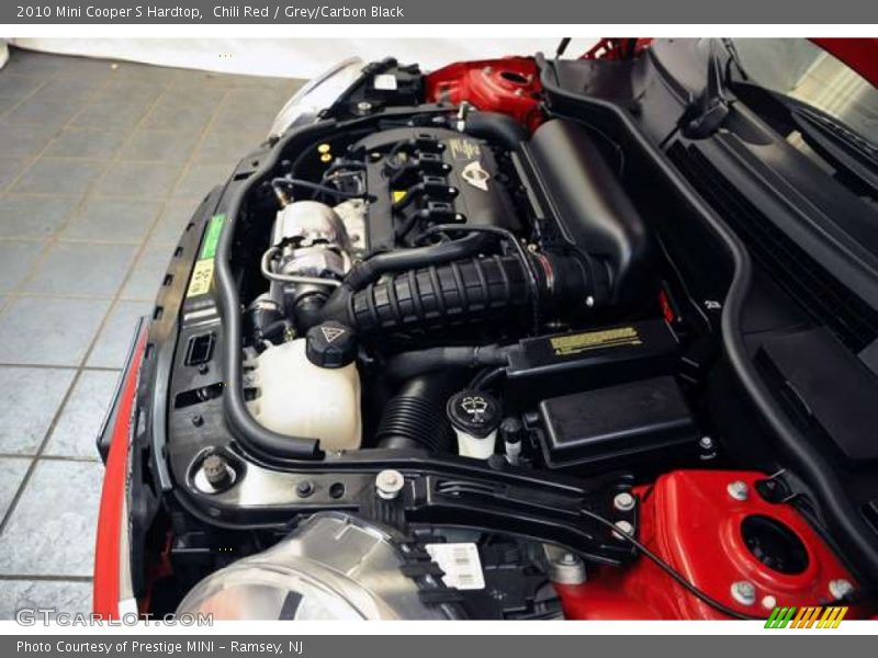 Chili Red / Grey/Carbon Black 2010 Mini Cooper S Hardtop