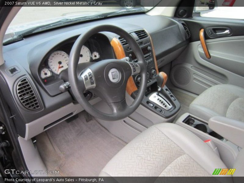 Silver Nickel Metallic / Gray 2007 Saturn VUE V6 AWD