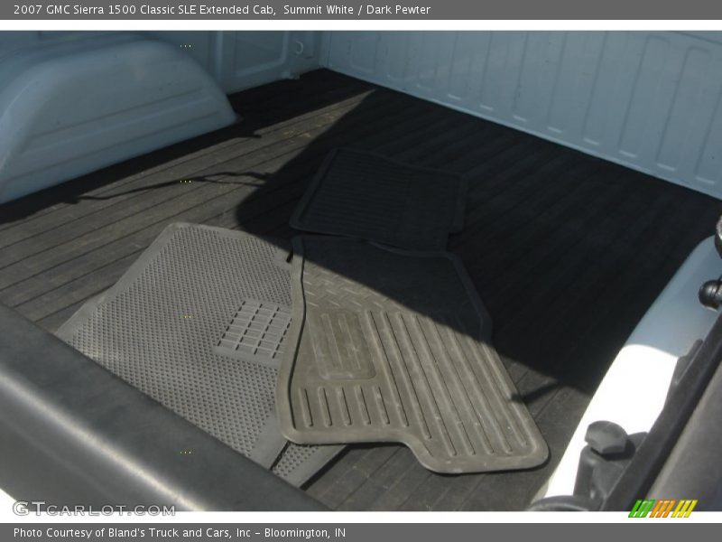 Summit White / Dark Pewter 2007 GMC Sierra 1500 Classic SLE Extended Cab