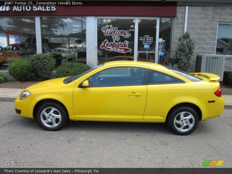 Competition Yellow / Ebony 2007 Pontiac G5