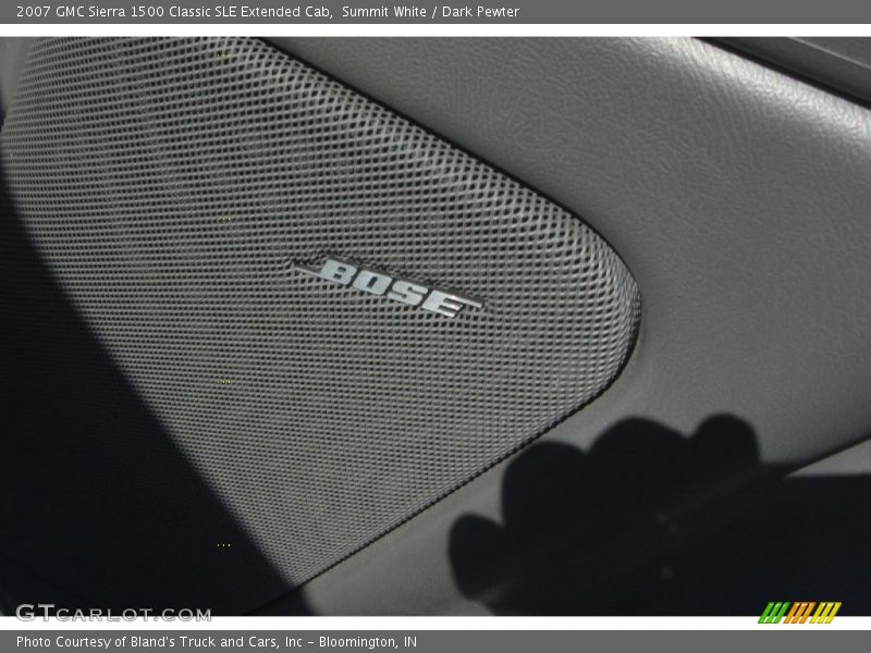 Summit White / Dark Pewter 2007 GMC Sierra 1500 Classic SLE Extended Cab